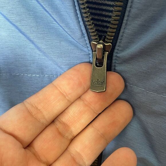 Peter Millar  Mens Large Blue Full Zip Jacket Crown Comfort - Picture 3 of 11